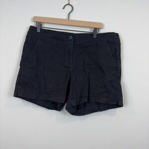 Nautica Women's 5-Inch Chino Short Black Size 12